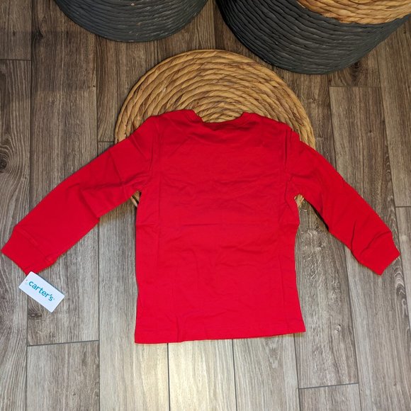 NWT 5T - Bundle of 2 - CARTER'S Christmas Long Sleeve Tees - Picture 5 of 9